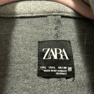 Never Worn Gray Zara Peacoat